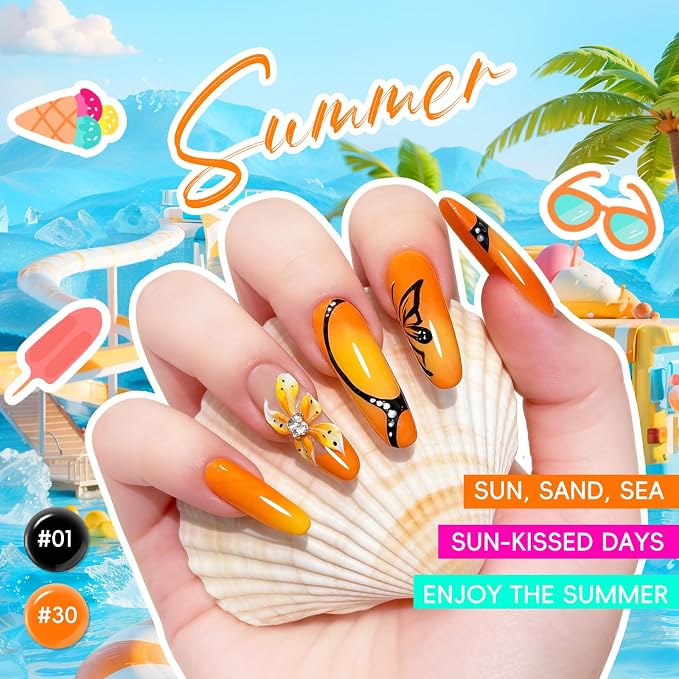 55Pcs Fall Colors + 5Pcs Top Base Coat