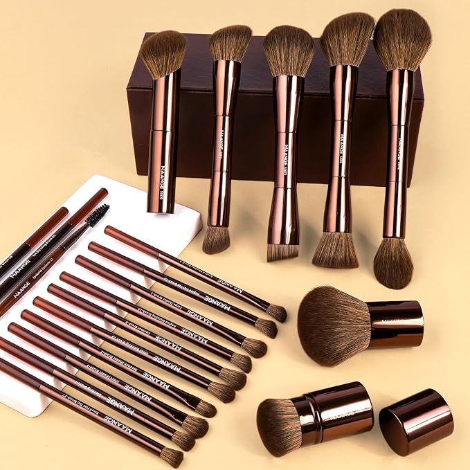 20pcs with gift box-Dark brown