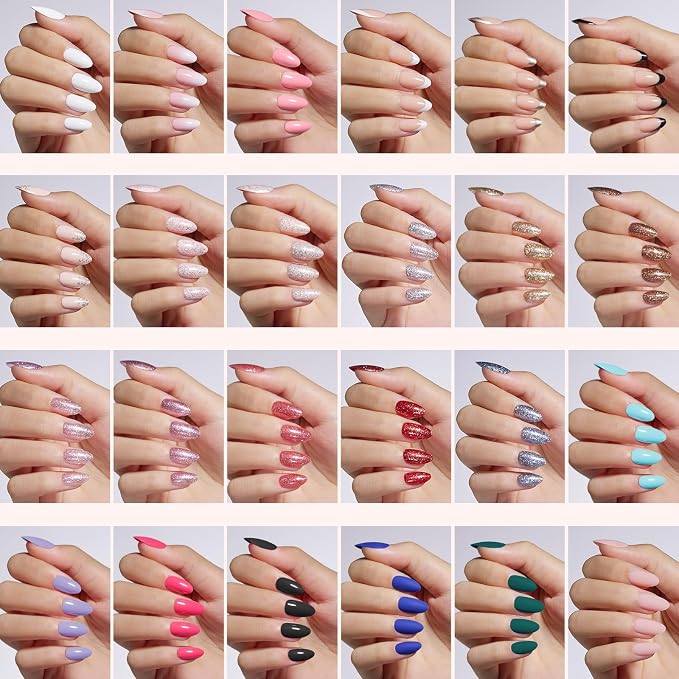 A - Nail Kit | Short Almond | Mirror Ball 720PCS