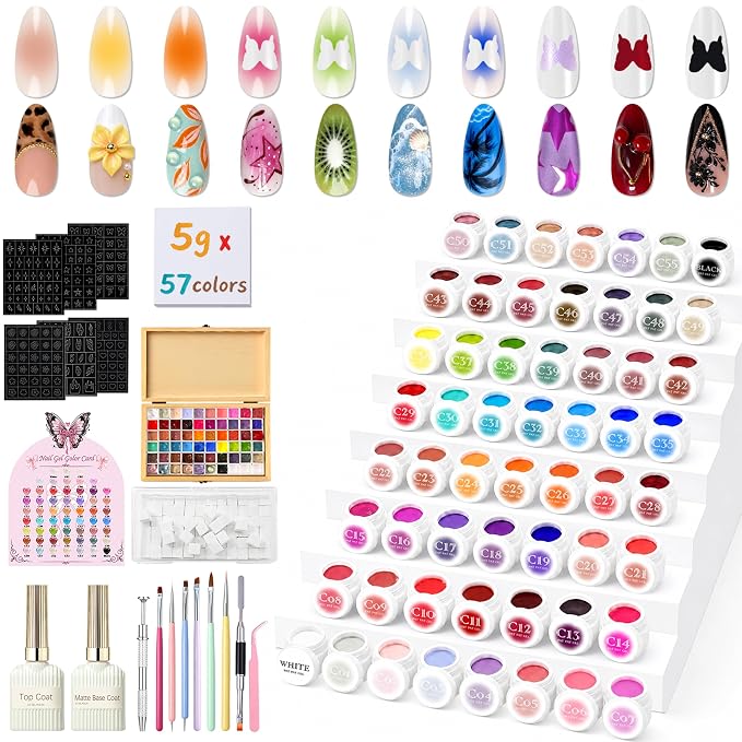 57 Colors Pro Pat Gel Jar Set