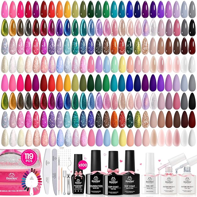 0-100 Colors Beetles Nail Nook