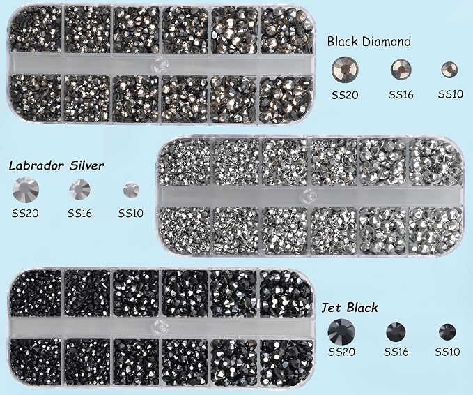 Black Color Series, 3-Sizes,3-colors