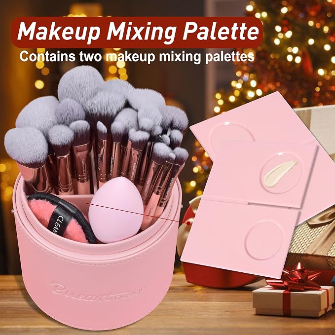 30Pcs Pearl Pink+Large Holder
