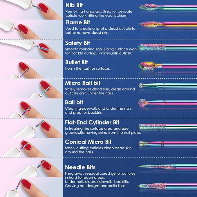 21pcs drill bits+Holder Case