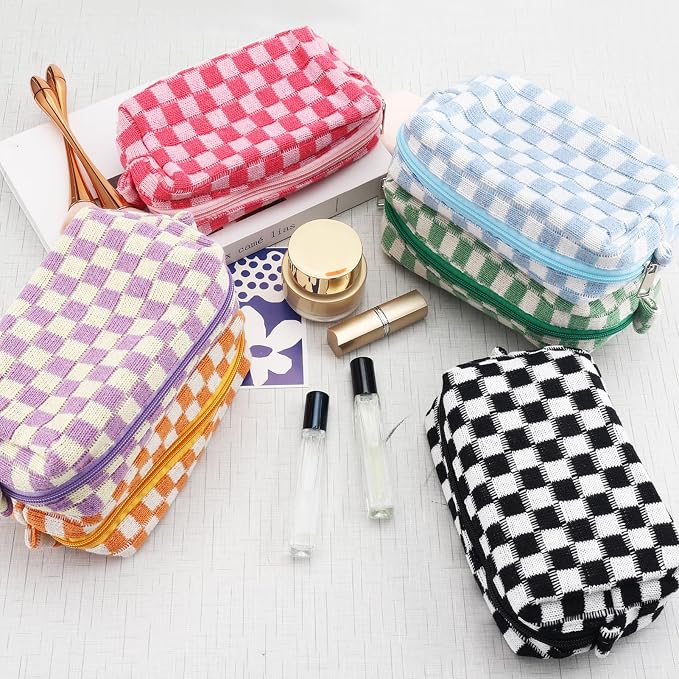 Checkered 6Pcs M Mixed Colors