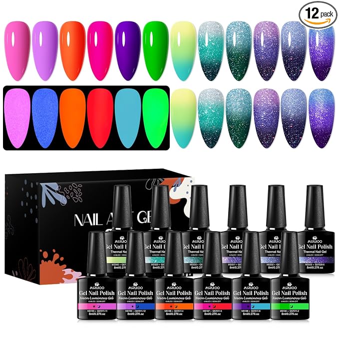 12pcs nude + color change-set4