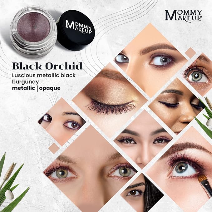 Black Orchid - Luscious metallic black burgundy