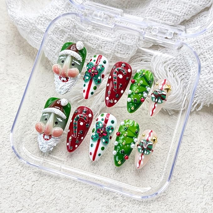 Handmade Almond Nails 21