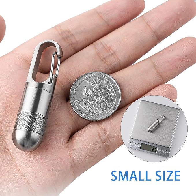 Gray Titanium Small - 1.1 Inch