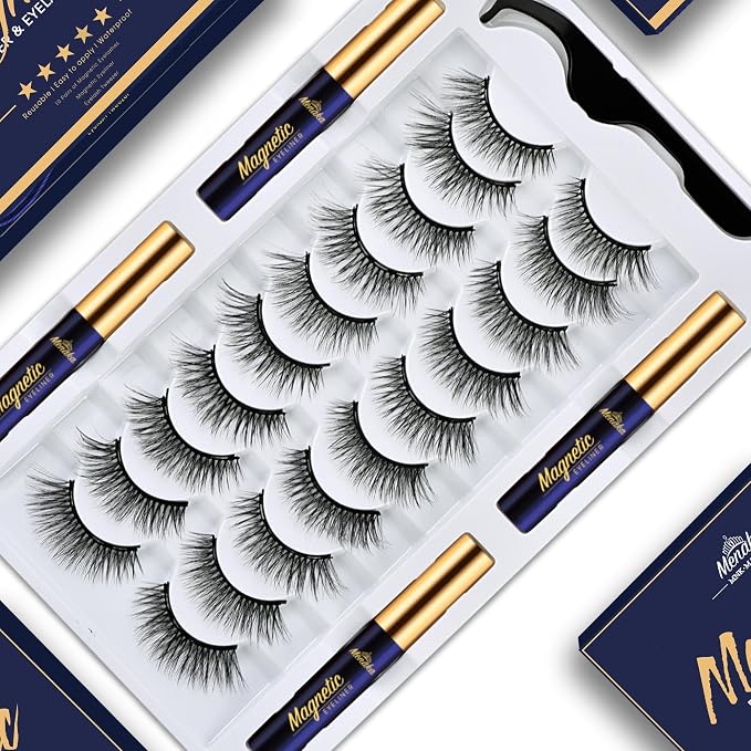 Wispy Cat-Eye Magnetic Eyelashes Kit