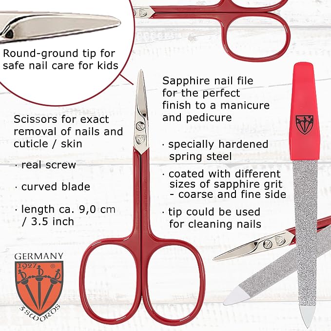 Croco Red - Children Scissors