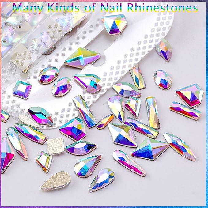 AB nail rhinestones