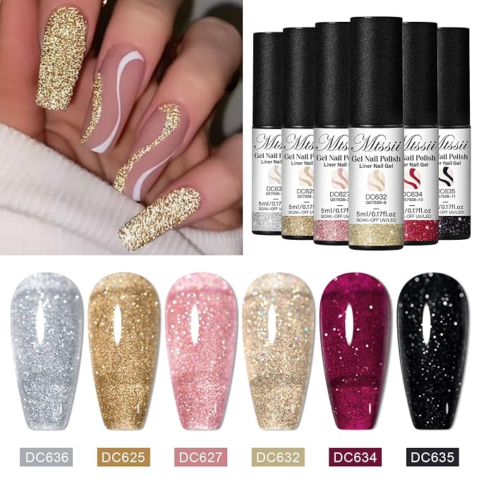Reflective Glitter Liner Gel