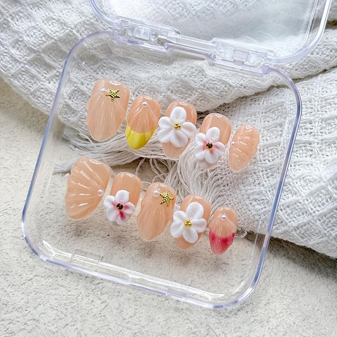 Handmade Almond Nails 22