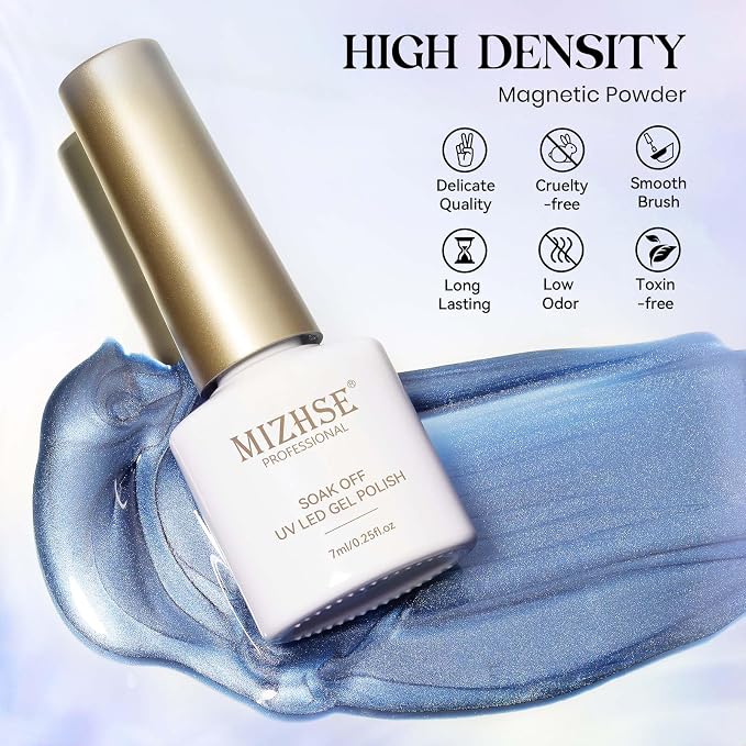 6 Colors Ceramic Cat Eye Gel