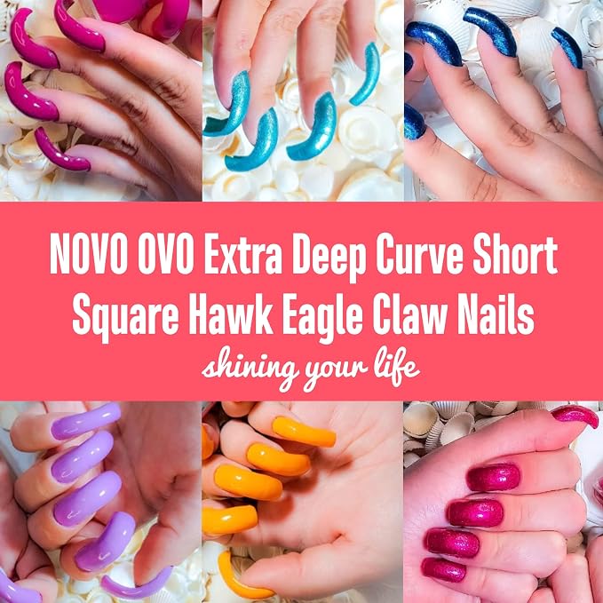 Short Hawk Curved Claw Transparent in Bag
