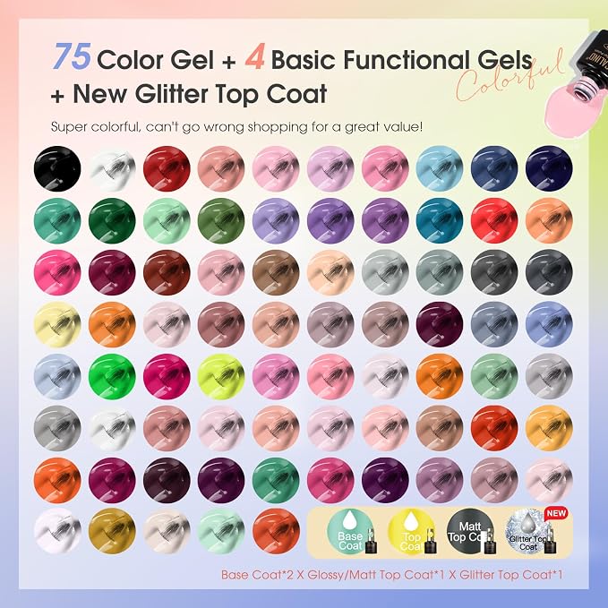 Color gel polish 80001-4