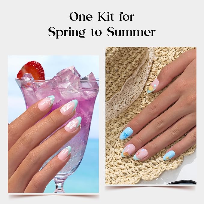 C - Nail Kit | Short Almond | Chromatic Reverie 720PCS