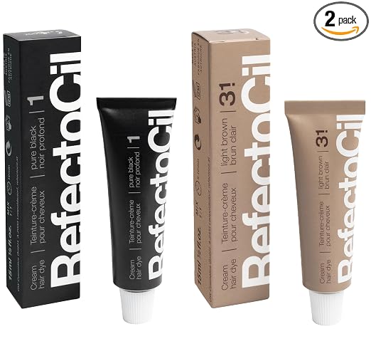 Combo Black #1 + #3.1 Light Brown