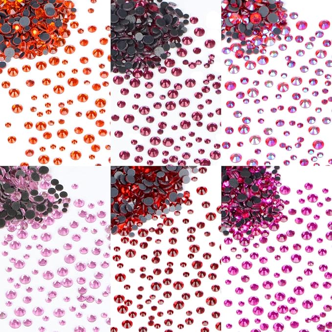 Red Color Series, 3-Sizes,6-colors