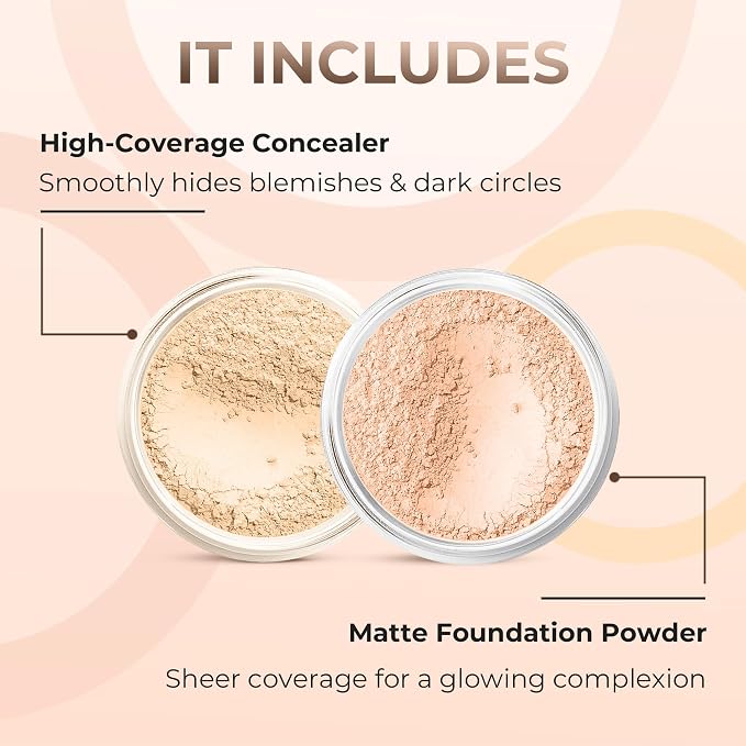 Pink Bisque Foundation & Light Concealer