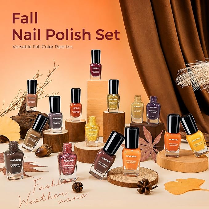 Orange Fallen Leaves