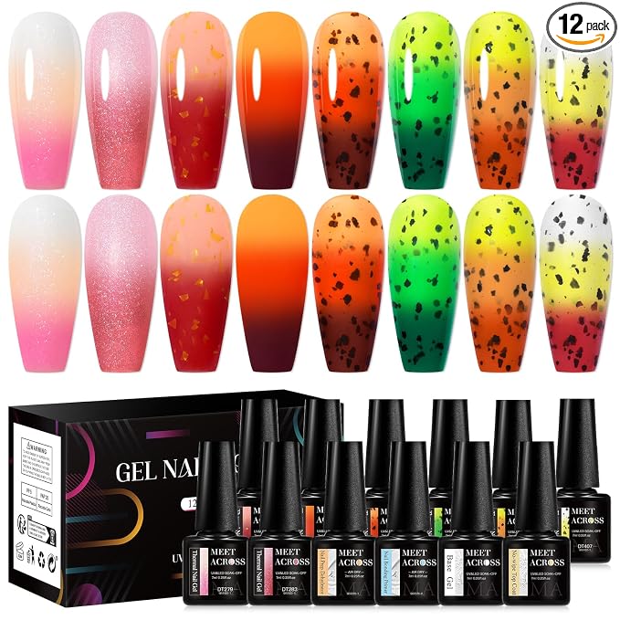 12Pcs 8 Colors Set2