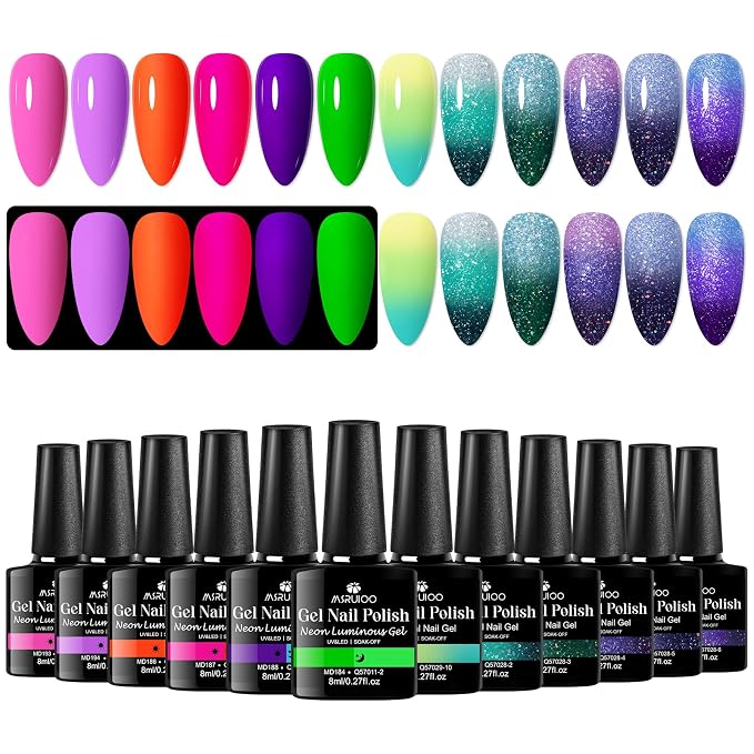 12pcs nude + color change-set4