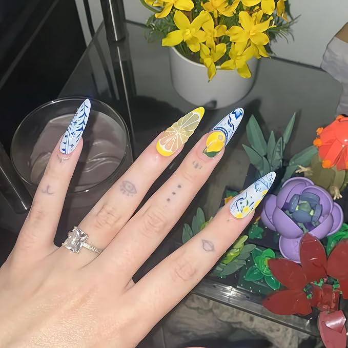 Lemon Long Stiletto