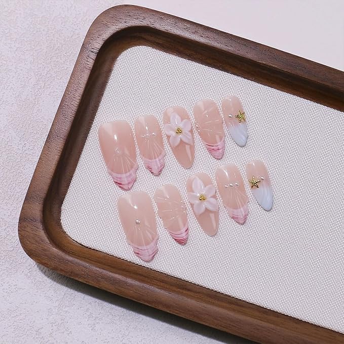Handmade Almond Nails 35
