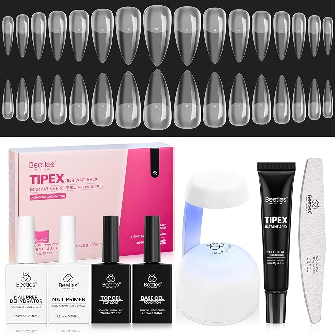 4 - Tipex Nails Kit | Medium Stiletto | 224