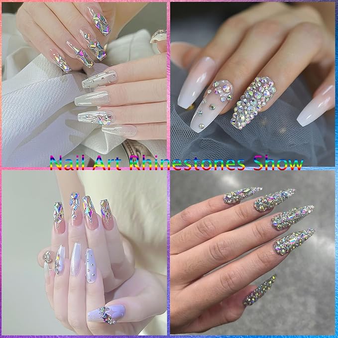 AB nail rhinestones