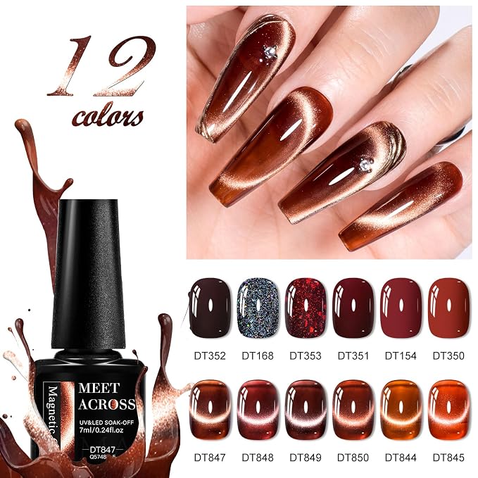 12 Colors Brown Series