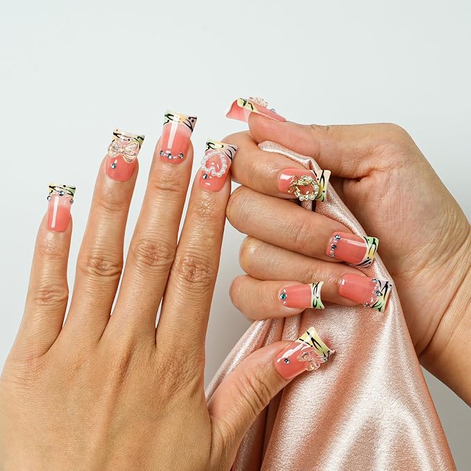 Coral Tiger Bow