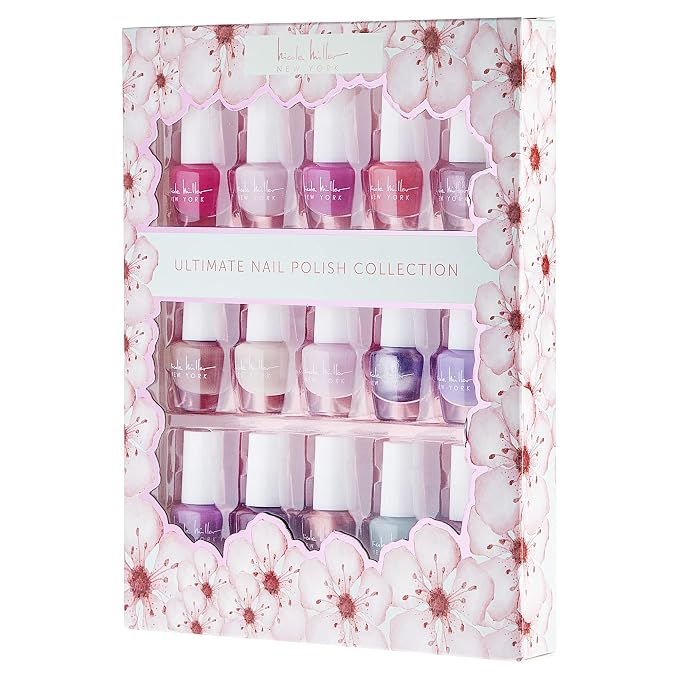 bunch of different colors such as pastels, metallic, to bold reds and purples.