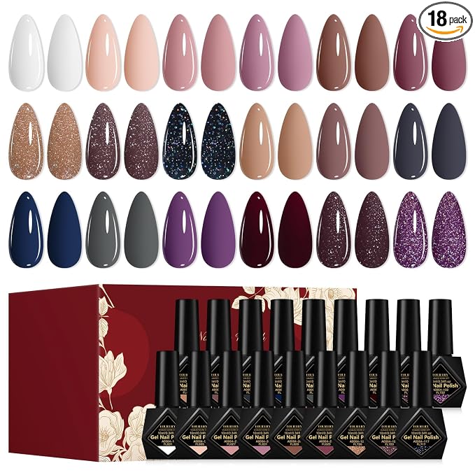 18 PCS Gel Nail Polish - 02
