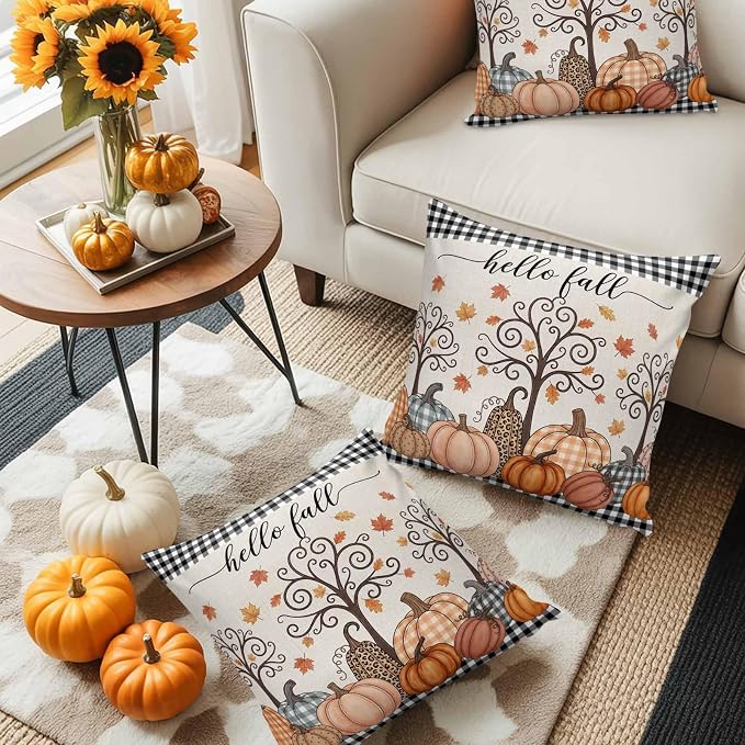 Charcoal, Pumpkin Orange, Cream, Terracotta