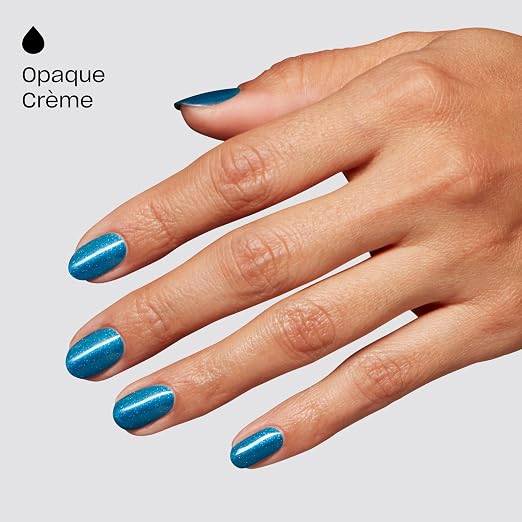 I Sea You | Opaque Cool Bright Blue Silver Shimmer