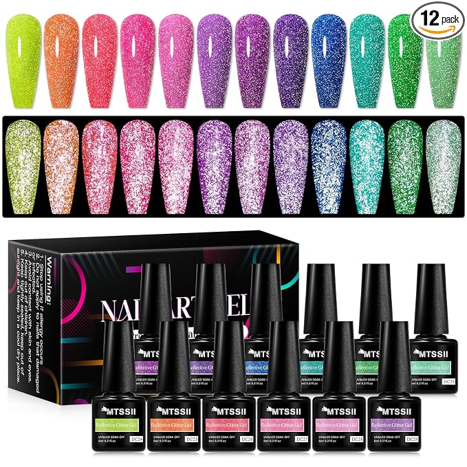 12 Pcs Neon Reflective