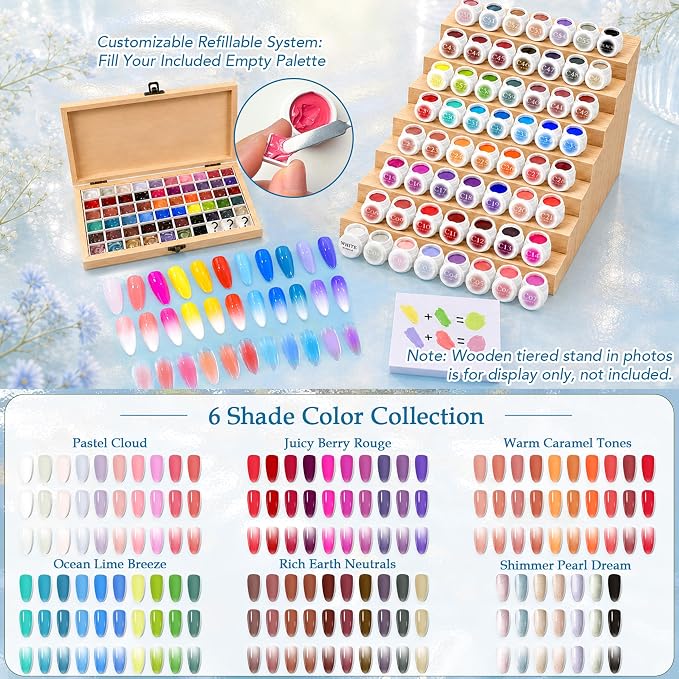 57 Colors Pro Pat Gel Jar Set