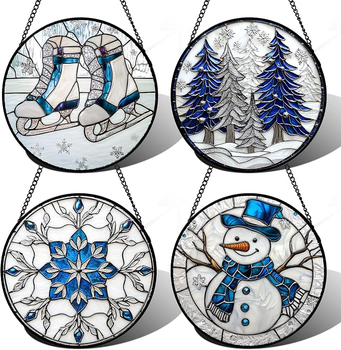 4-piece Set White Christmas