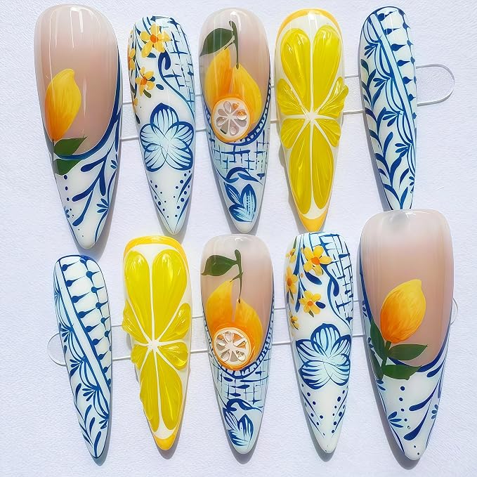 Lemon Long Stiletto