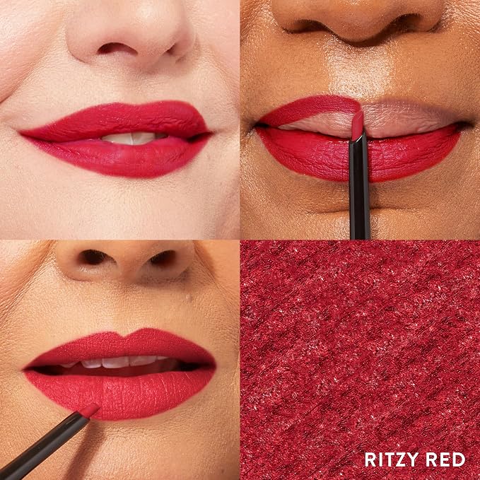 01 Red Radiance Lipstick + Ritzy Red Lip Liner