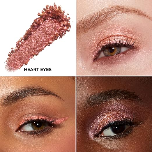 06 Heart Eyes (Shifting Warm Rose Gold Sparkle)