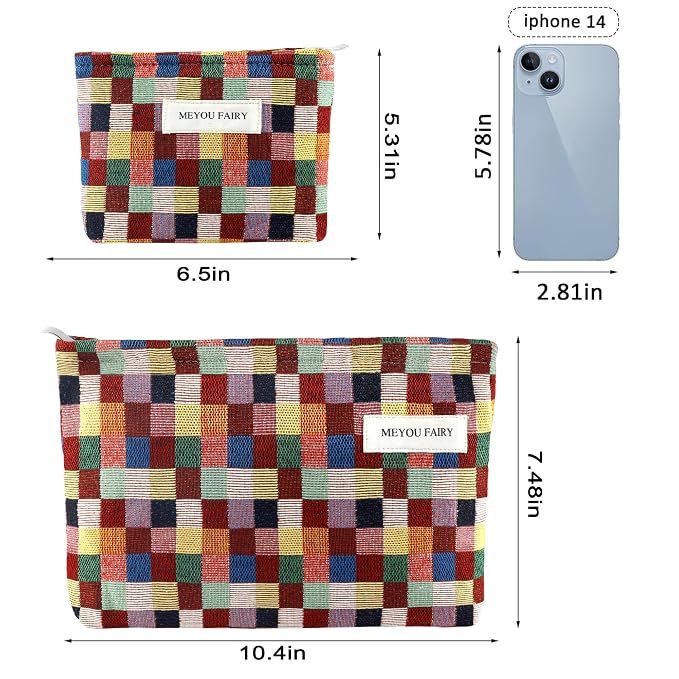 B-Checkered 2Pcs Colorful