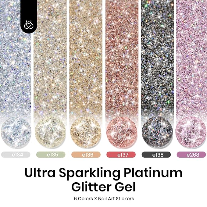 0-0-6 Colors Diamond Shine Gel Polish