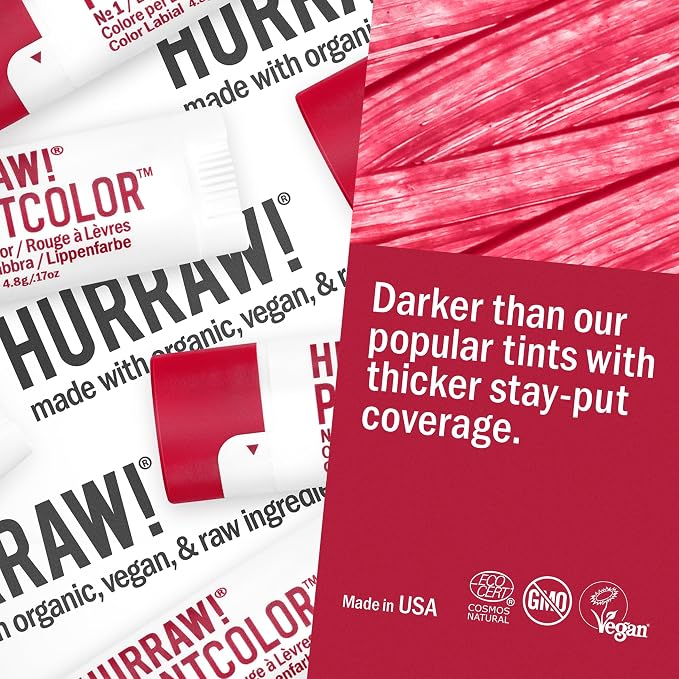 Hurraw! LIP COLOR №1 (RED)