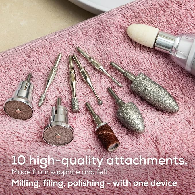 White - 10 Attachments