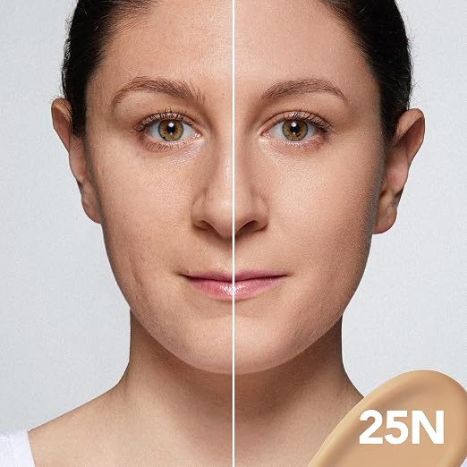 25N: Fair to Light skin underotnes with a hint of peach