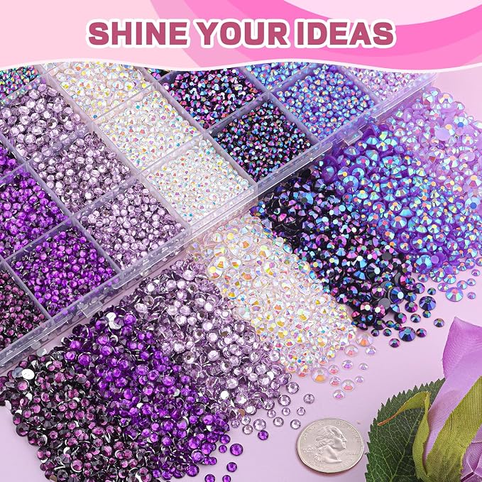 Purple Rhinestones Series